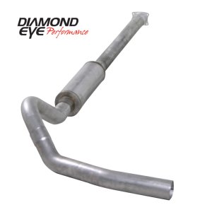 Chevrolet 3500 Performance Exhaust - Diamond Eye Performance - Cat Back, Single - `01-`05